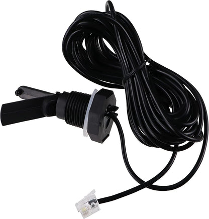 Cooouds Flow Switch GLX-FLO-RP Assembly for Hayward Goldline Salt Systems, Aqua Rite Pool Flow Sensor Suitable for Hayward Salt Cell Chlorine Generator System, Pool Flow Sensor with 15-Foot Cable