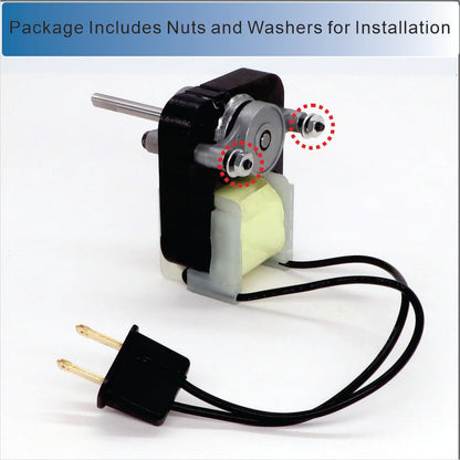 SM550, Universal Bathroom Vent Fan Motor Replacement Kit, 50 CFM, Compatible with Bay Motors, Sears 569, Uppco, Ventorola E498-1, Dayton, Nutone Broan and Many Other Units (1 Pack