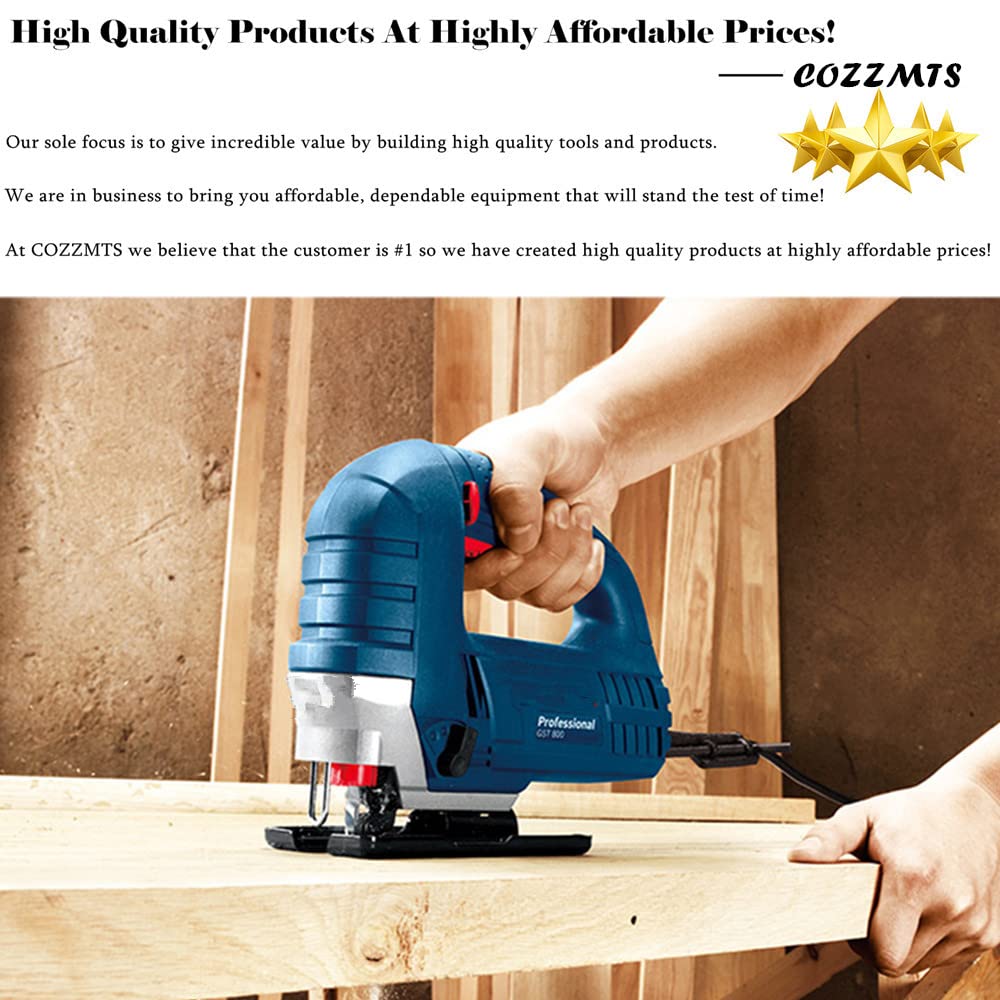 30PCS U-Shank Jig Saw Blade Set for Wood Plastic Metal Cutting, Replace Bosch DEWALT SKIL Black and Decker Jigsaw Blades U Shank Includes 6T 8T 10T 14T 18T 24T 32T with 420D Zipper Bag