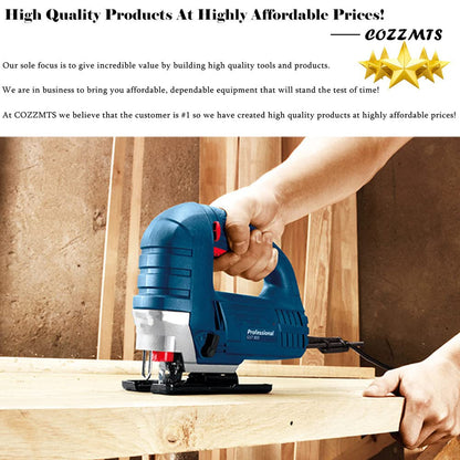 30PCS U-Shank Jig Saw Blade Set for Wood Plastic Metal Cutting, Replace Bosch DEWALT SKIL Black and Decker Jigsaw Blades U Shank Includes 6T 8T 10T 14T 18T 24T 32T with 420D Zipper Bag