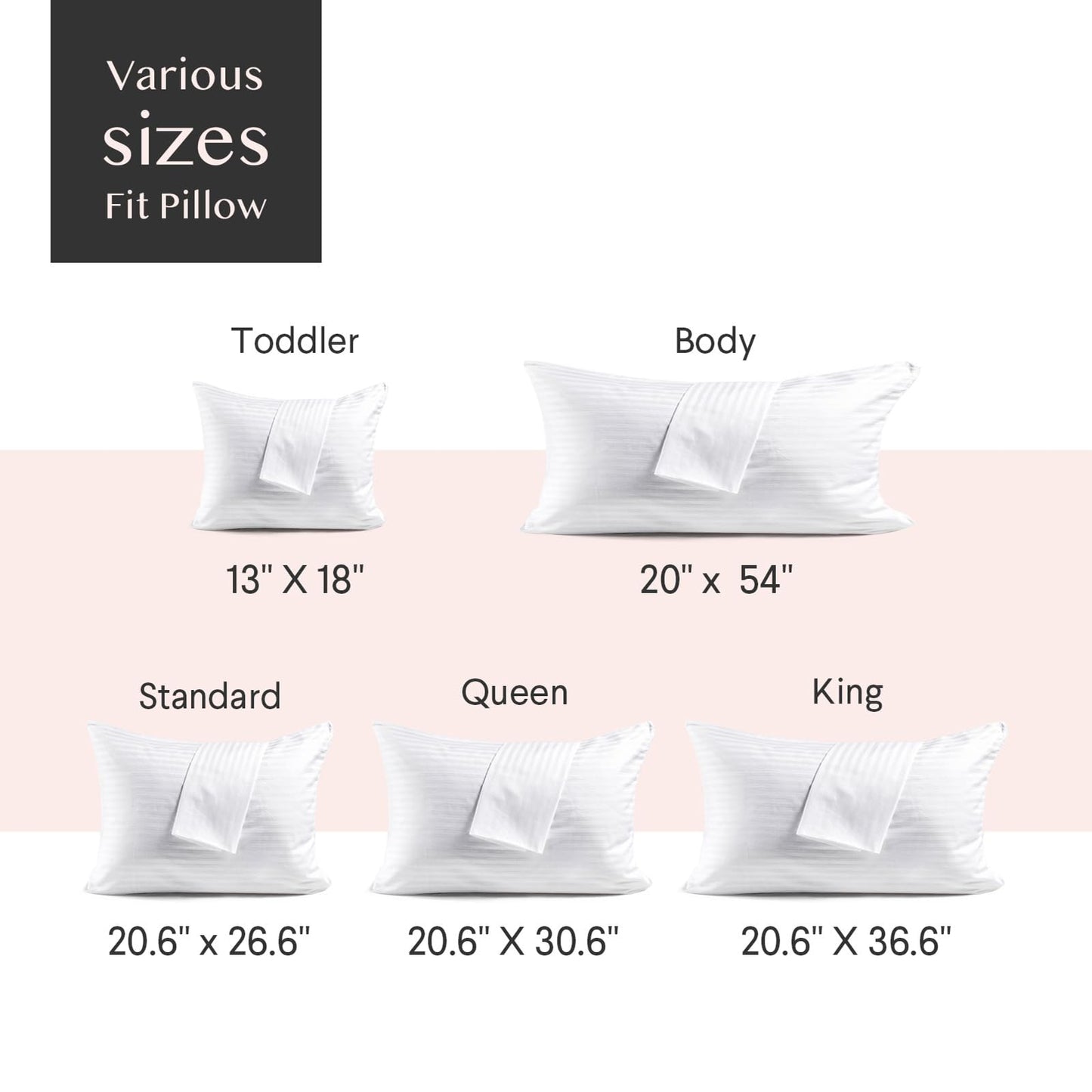 FAUNNA 600TC 100% Cotton Pillow Protectors, Standard Size (20x26), 4 Pack, Oeko-TEX Certified, Hotel Grade Pillow Cover with Silent Zipper, Zip Up Pillow Cases, White