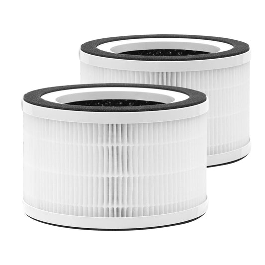 CPGSY 2|4 Pack Fillo/Halo/Allo True HEPA Replacement Filter Compatible with Afloia Purifier Fillo/Halo and MOOKA Allo Purifier (White, 2 Pack)