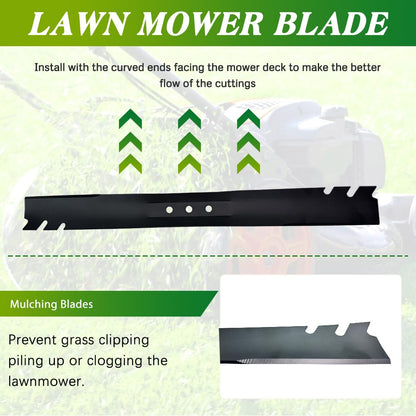 Apeixoto 1PC 131-4547-03 Mulching Blade Replacement for Toro 22'' Recycler Lawn Mower Blade with OE 20330C 20065 104-8697-03 20016 20017 20332 20071 Compatible with Toro Recycler Mower 22 Inch Deck