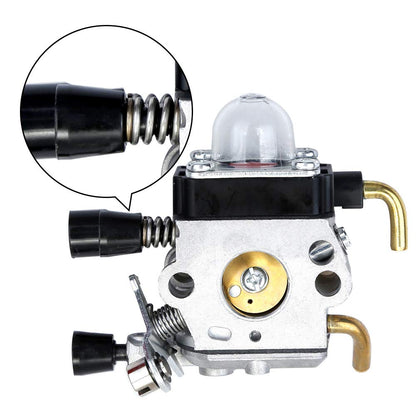 Anxingo FS45 Carburetor Replacement for Stihl FS38 FS46 FS55 KM55 HL45 FS45L FS45C FS46C FS55C FS55R FS55RC C1Q-S97 Carb Kit String Trimmer Weed Eater