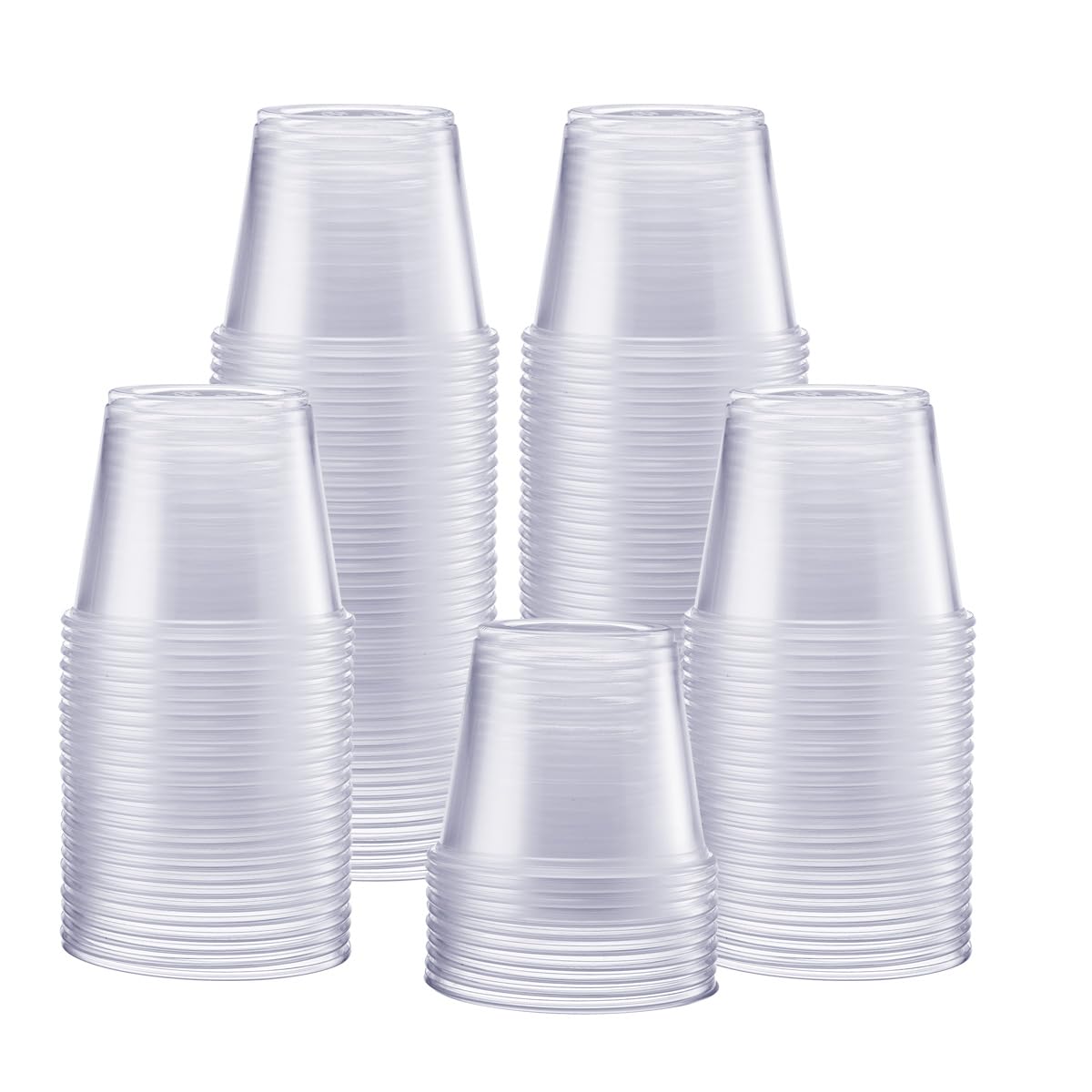 GUSTO [5.5 oz. - 250 Count] Clear Disposable Portion Cups (No Lids), Souffle Containers, Jello Shot Cups, and Sauce Containers For Portion Control, Salad Dressing and More - Formerly Comfy Package
