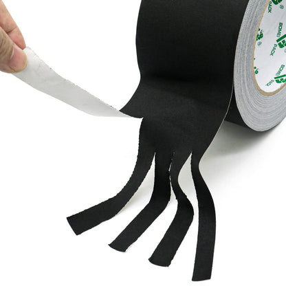 BOMEI PACK Gaffer Tape, Black, 3 Inch x 36 Yards, Matte Finished, 1 Roll