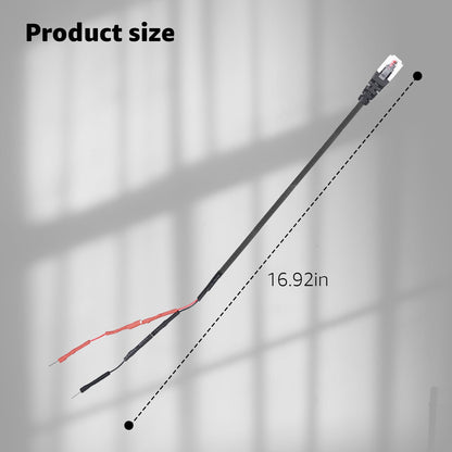 Sousery 1PC RJ11 Replacement Mirror Wire Power Cord for Uniden Radar Detectors，Fits R4 R3 R1 R7 DFR7 R8 Model(3005201U)