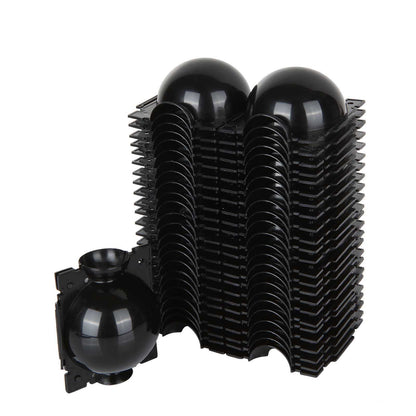 30 Pcs Air Layering Pods - Reusable Plant Root Growing Box - High Pressure Propagation Ball Grafting Device - Botany Root Controller for Various Plants Asexual Reproduction, Black