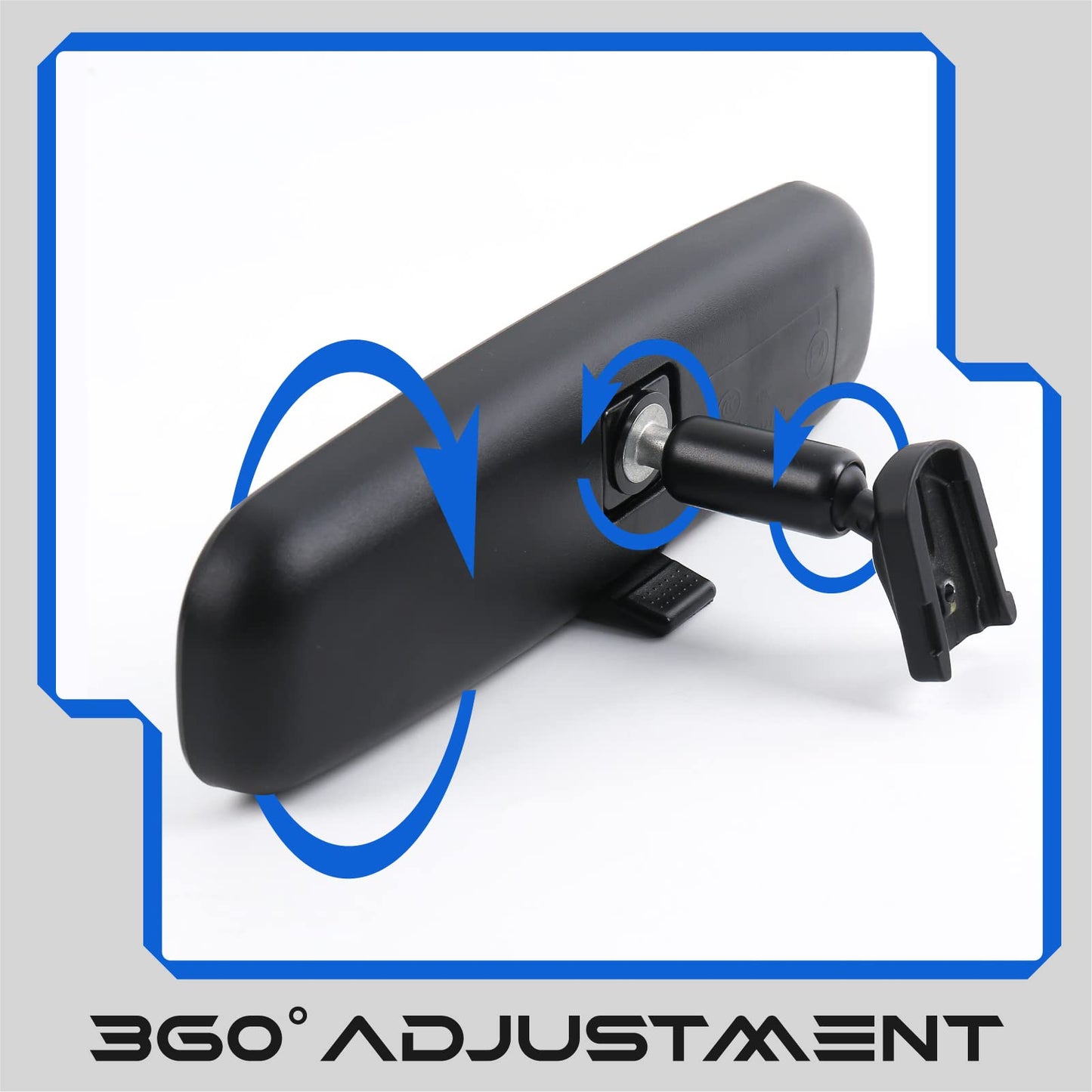 10" OEM Rear view mirror, Day Night Interior RearView Mirror Compatible With Most Car, Toyota Corolla Camry RAV4, Ford Focus Nissan Rogue Altima Sentra Honda CRV Accord KIA Optima Mazda 3 5 6 Miata