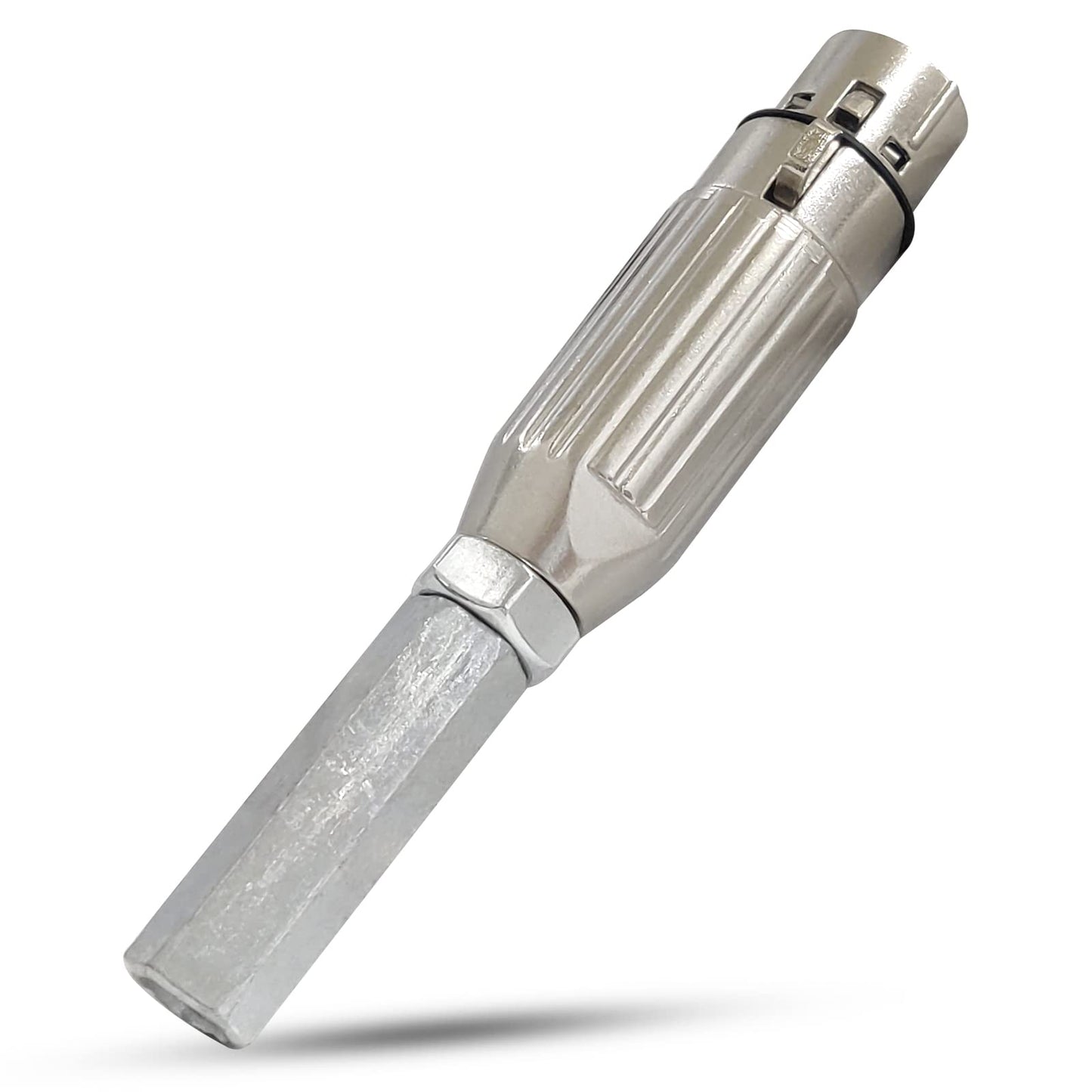 JQDML 3XLR Connector M8 Thread 10.5cm Total Length DIY End Connector for Reciprocating Linear Actuator