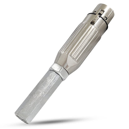 JQDML 3XLR Connector M8 Thread 10.5cm Total Length DIY End Connector for Reciprocating Linear Actuator