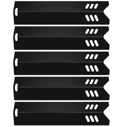 Rushare 15'' Grill Heat Plates Replacement Parts for Dyna-Glo, Backyard & Uniflame Grill, DGF510SBP, DGF493BNP, BY15-101-001-02, BY13-101-001-13, Porcelain Steel, 5-Pack, 15" x 3 13/16"