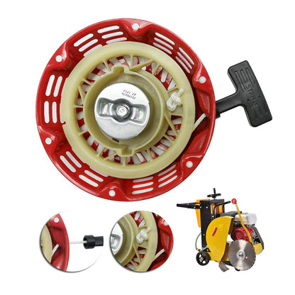 Anxingo GX160 Recoil Pull Starter Assembly Replacement Replacement for Honda GX120 GX160 GX200 5.5HP 6.5HP Generator Replacement for 28400-ZE1-003ZF 28400-ZH8-013YA, Stens 150-703, Oregon 31-052