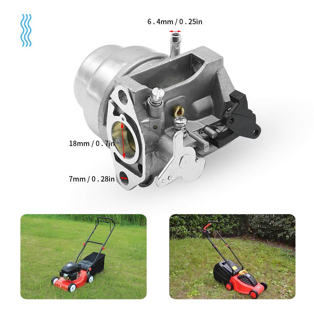 Anxingo GCV160 Carburetor for Honda GCV160A GCV160LA GCV160LA0 GCV160LE HRT216 HRS216 HRB216 HRR216 HRZ216 Lawn Mower Carb with Air Filter 17211-ZL8-023 16100-Z0L-853 16100-Z0L-023 16100-ZMO-803