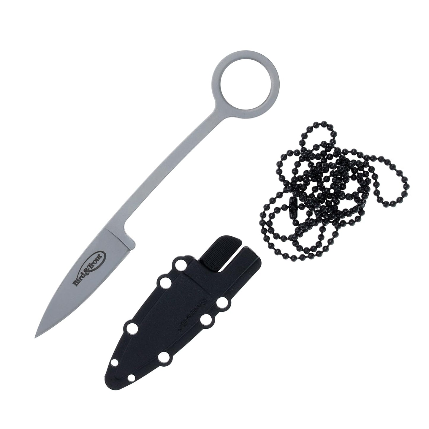 Cold Steel Lightweight Fixed Blade Hunting Knife with Sheath, Bird & Trout, Overall Length: 6 5/16"""