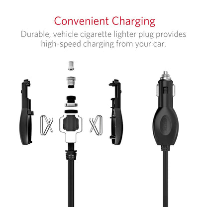 BESTEK 300W Power Inverter DC 12V to 110V AC Car Inverter with 4.2A Dual USB Car Adapter (Grey)