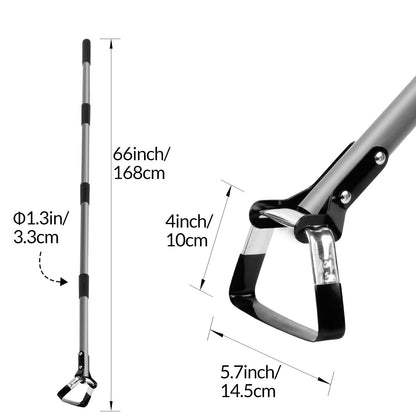 Walensee Action Hoe for Weeding Stirrup Hoe Tools for Garden Hula-Ho with Adjustable 56 Inch Scuffle Loop Hoe Gardening Weeder Cultivator, Sharp Durable Metal Handle Weeding Rake with Cushioned Grip