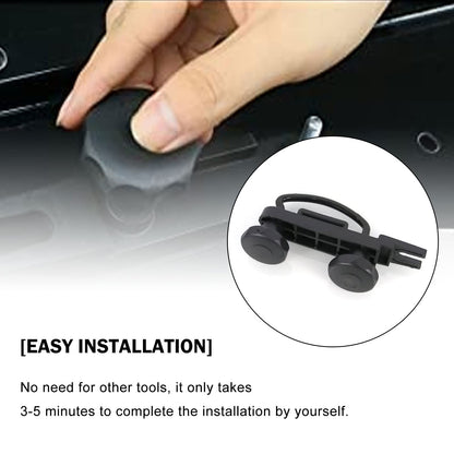 RYANSTAR RACING 4 PCS Stainless Steel Roof Box U-Bolt Clamps Rooftop car Van mounting Accessories U-Bracket mounting Accessories, 85mm Internal Width, with 8 Lock Nuts, 2 Strap Kit for Most Cars