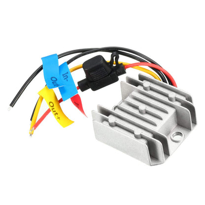 uxcell Power Voltage Converter DC 12V/24V to DC 6V 10A 60W Waterproof Voltage Convert Transformer