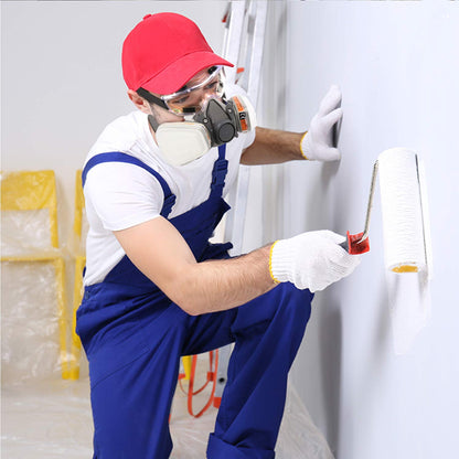 Zelbuck Dustproof Face Cover Professional Reusable Half Facepiece Cover Against Dust, Organic Gas/Vapors, Pollen and Chemicals Perfect for Painters and DIY Projects
