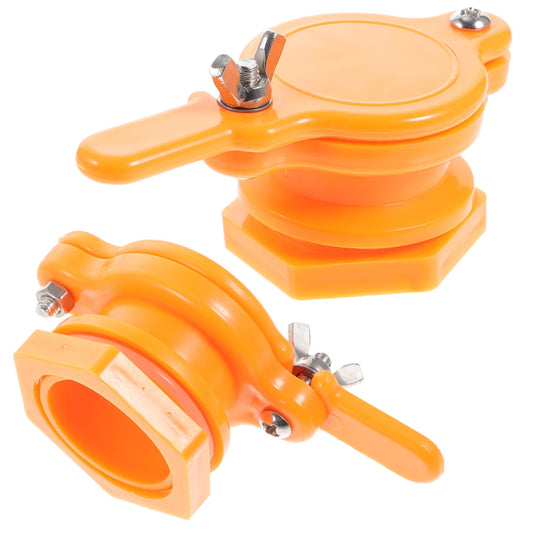 SUPVOX Honey Gate Tap 4.72 Inch Food Grade Plastic Spout with Removable Bracket for Honey Extractor Bucket Bottling Tool Beekeeping Supplies