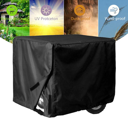 Yardwe Outdoor Generators Covers Heavy Duty Portable Generator Cover Weather Resistant Generator Cover Rain Shelter for Most Generator, 26 x 20 x 20 Inch