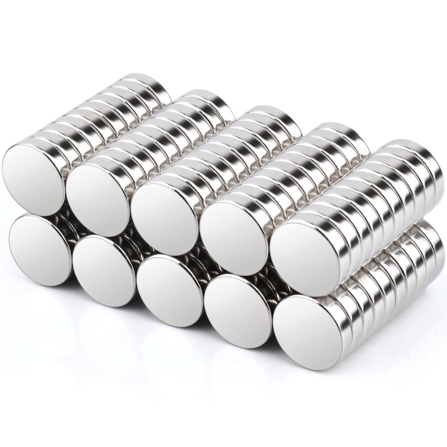 100 Pack Neodymium Magnets - Strong, Rare Earth, 12x3mm Round, Disc, Thin, Small, Flat, for Whiteboard, DIY, Cabinet, Scientific, Craft