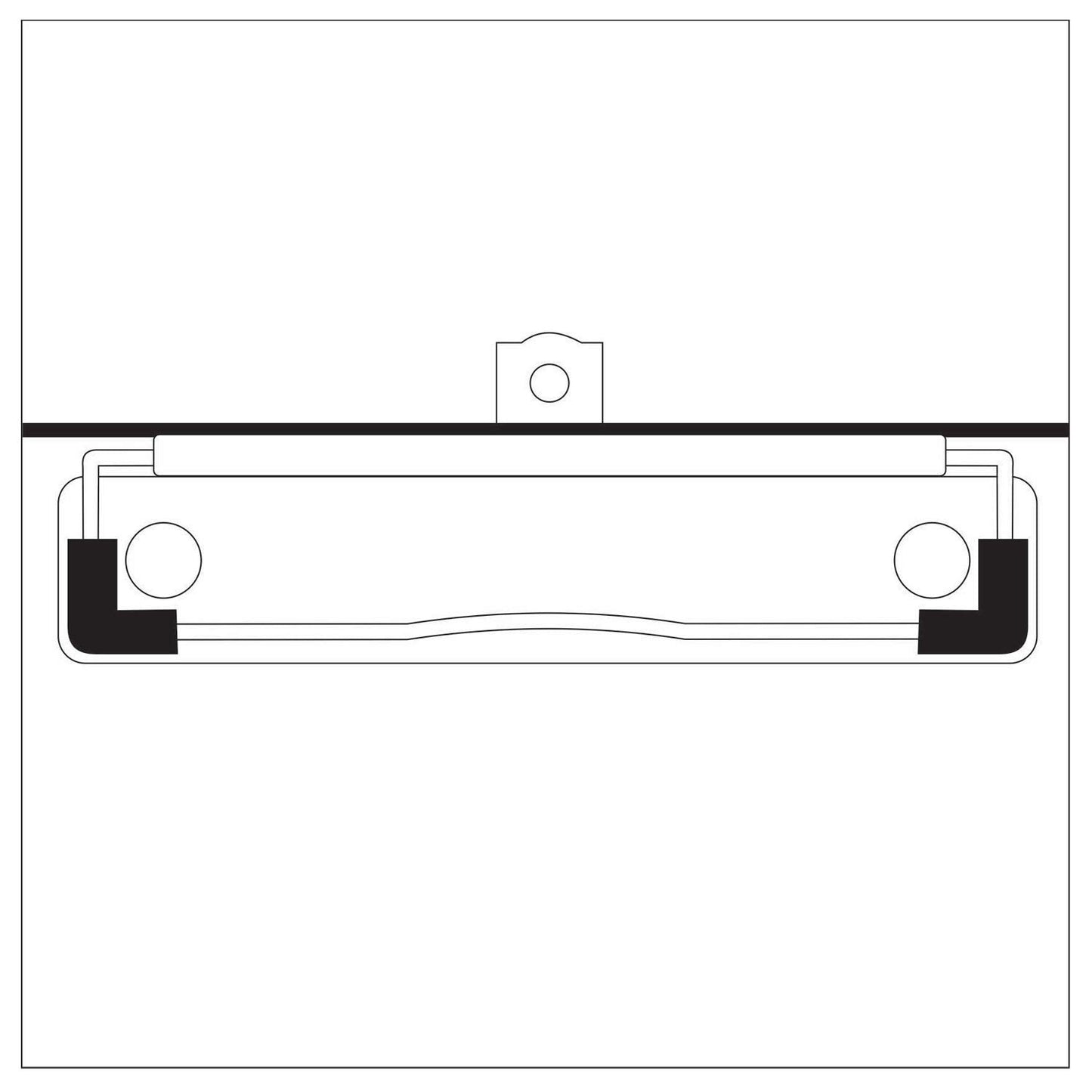 Acrimet Professional Legal Size Clipboard - Low Profile Clip, Hardboard, Smooth Finish, FSC Certified (6 Pack)