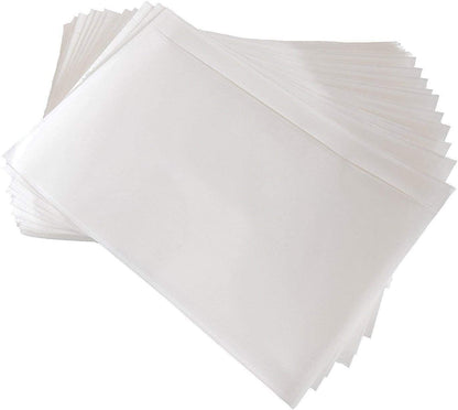 BESTEASY Packing List Pouches, Clear Adhesive Top Loading Packing List/Shipping Label Envelopes - 200 Packs (6 x 9)