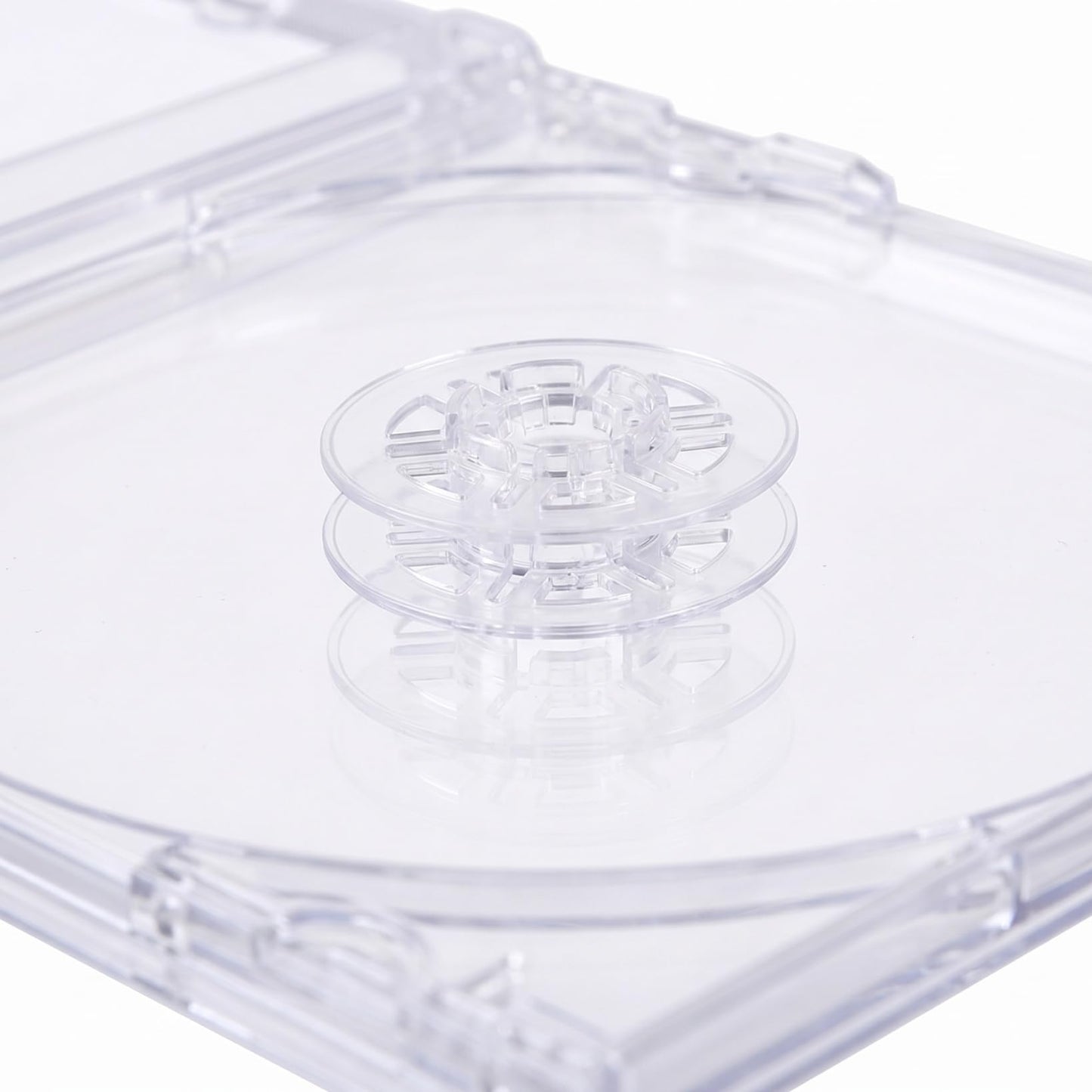 Cabilock Double Cd Jewel Cases Transparent DVD Holders Clear Cd Storage Cases for Compact Disc Protection and Portable Organization