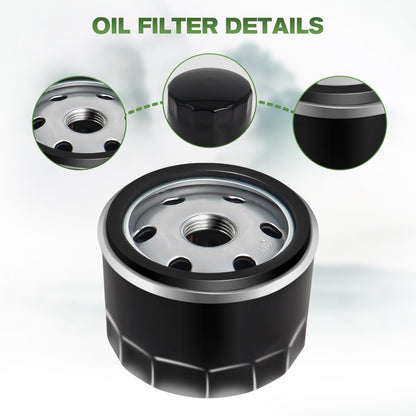 499486S 698754 Air Filter Cartridge Pre-Filter 492932S Oil Fuel Filter Kit for John dee-re GY20575 D140 D130 LA120 LA130 LA135 LA150 Z425 X165 L118 L111 125 Mower Briggs 18-26 HP Intek V-Twins Engines
