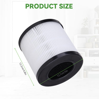 PU-P05/AC201B Air Filters Compatible with FULMINARE PU-P05 Air Puri-fier and Purivortex AC201B Air Puri-fier - 3-in-1 H13 True HEPA Replacement Filter - 2Pack