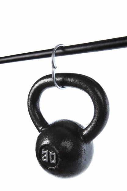 Clipa Handbag Hanger – Matte Black PVD - The Ring That Opens into a Hook and Hangs in Just 10 mm of Space, Holds 15 kg, 3 yr. Warranty.