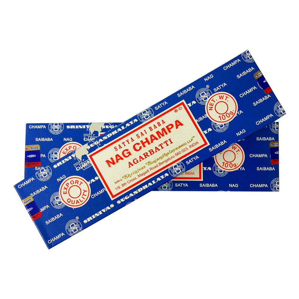 Satya Nag Champa 200 gram Incense Sticks for Positivity, Meditation, Relaxation, Yoga, Healing by Giftbrit