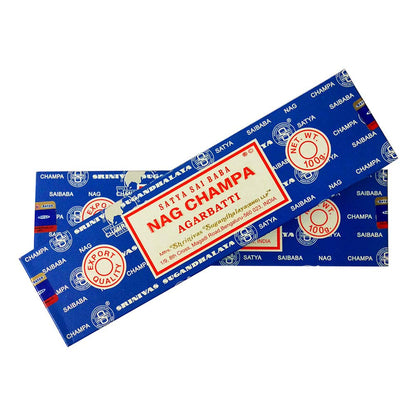 Satya Nag Champa 200 gram Incense Sticks for Positivity, Meditation, Relaxation, Yoga, Healing by Giftbrit