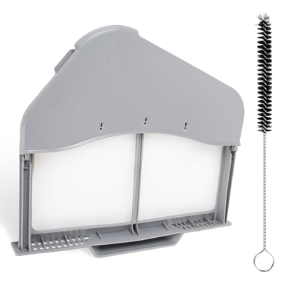 DC97-16742A Dryer Lint Trap Filter Replacement for Samsung Dryer with Flap Upgraded Stainless Steel Screen, Replaces AP5306681 PS4221839 DC61-03048A DV45H7000EW/A2 DV48H7400EW/A2 by BlueStars