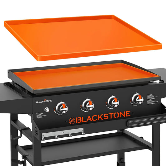 Silicone Griddle Mat for 36" Blackstone Gas Grill, Heavy Duty & Reusable Buddy Pad for Outdoor Barbecue, BBQ Tools Accessories Protective Cover (Orange, 36 Inches)