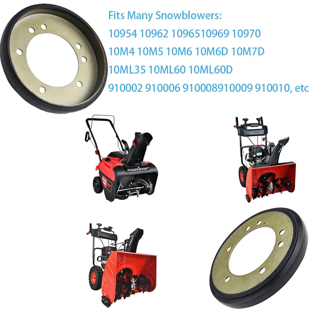 XhWser 04743700 Friction Wheel Snow Blower Drive Disc for 7600135YP 240-394 1720859 00170800 00300300 AM1221115 Snowblower Compatible with Ariens