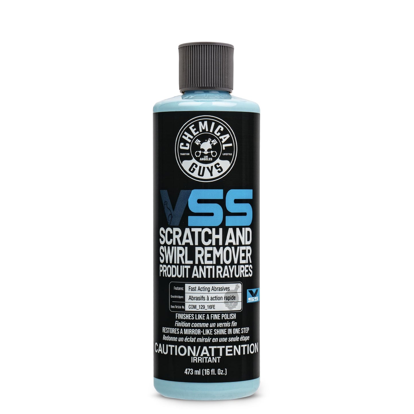 Chemical Guys VSS One-Step Scratch and Swirl Remover Compound Polish, Works on Cars, Trucks, SUVs, Motorcycles, RVs & More, 473 ml