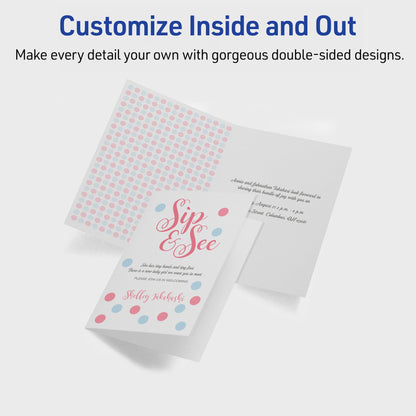 Avery Half-Fold Greeting Cards for Inkjet Printers, 5.5 x 8.5 Inches, White, Box of 30 (8316)