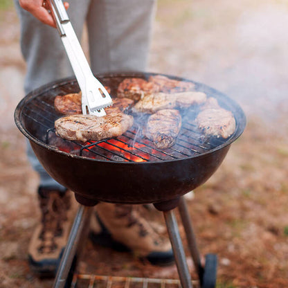 BBQ Utensil Set Stainless Steel Professional Barbecue Accessories Grill Tool with Bag Easy to Carry (9)