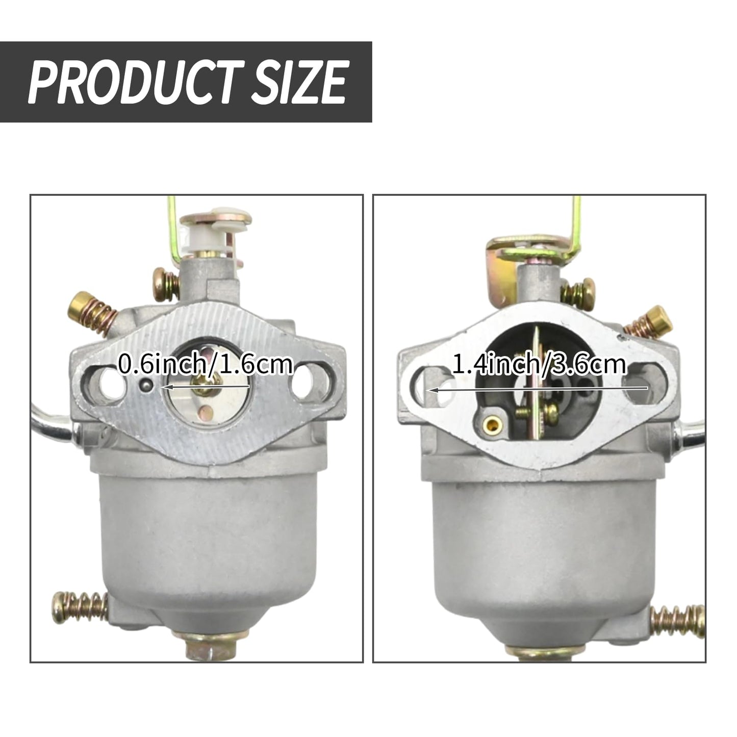 SYOWADA ET950 Carburetor Kit, Replacement for Huayi 63cc 64cc 72 cc 800 900 1000 1200 Watts Generator, Replacement for Harbor Freight TailGator Chicago Sportsman 2HP 800-1200 Watts Gas Generators
