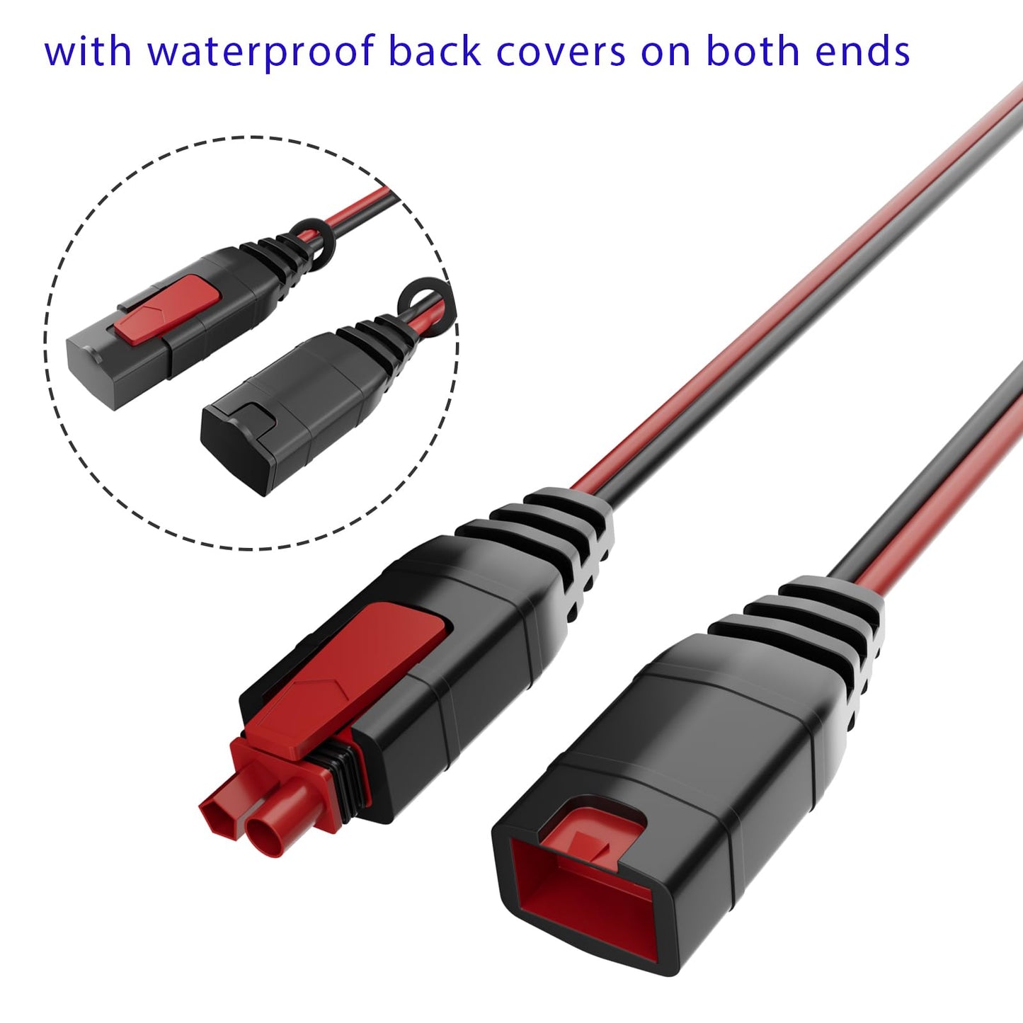 Basysion Compatible with NOCO GC004 X-Connect 10-Foot Extension Cable Wire Harness Replacemen,Compatible with Genius Smart Battery Chargers Accessory