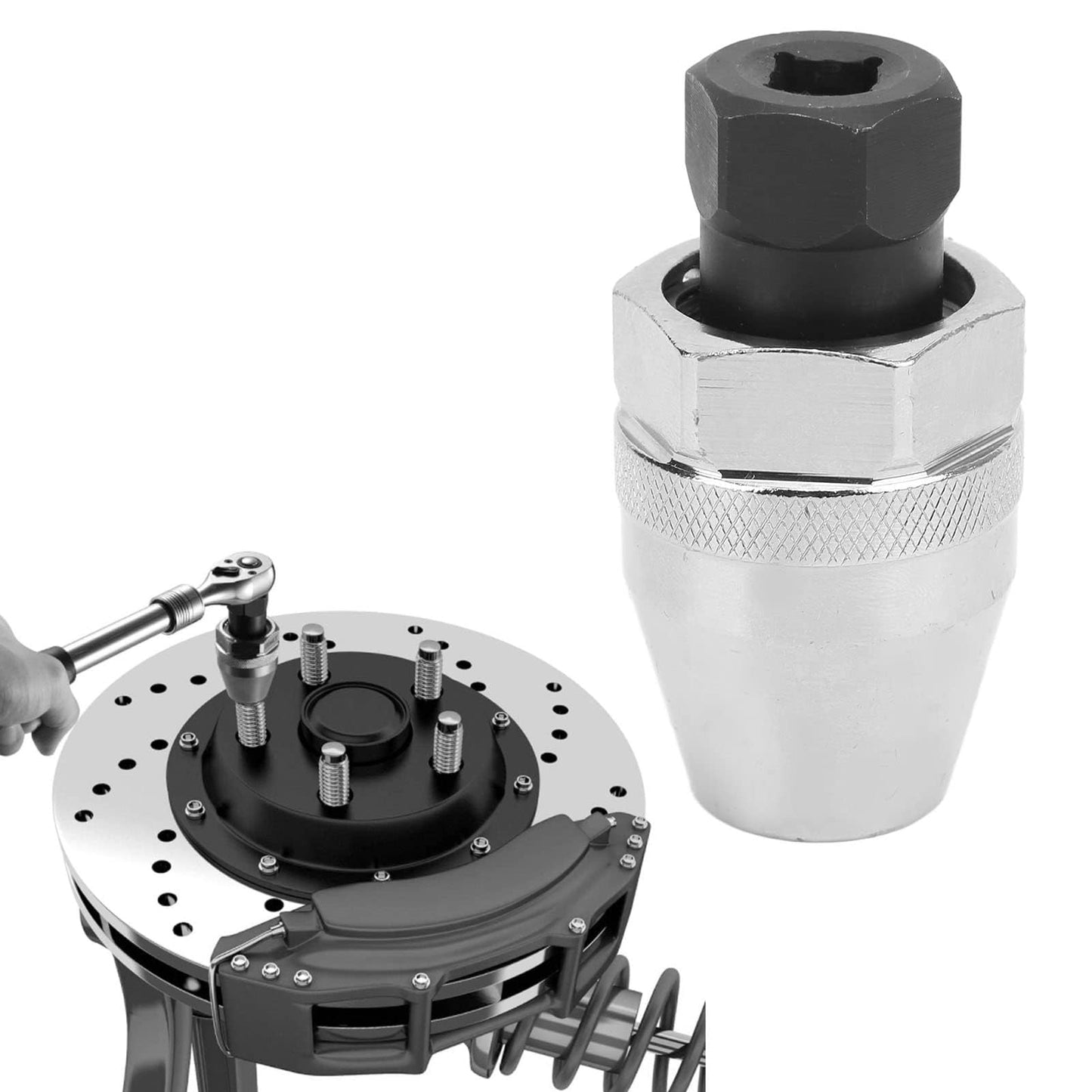 Stud Extractor Broken Bolt Remover Heat Treated Alloy Steel Bolt Extractor Tool for 1/4in-1/2in (6mm-12mm) Rounded Studs Extractor