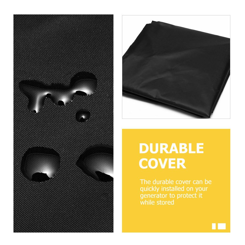 Yardwe Outdoor Generators Covers Heavy Duty Portable Generator Cover Weather Resistant Generator Cover Rain Shelter for Most Generator, 26 x 20 x 20 Inch
