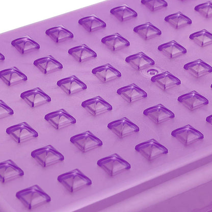 BTSKY Pack of 6 Multipurpose Utility Storage Box with Lid Snap Closure - Large Capacity Pencil Box for School Supplies, Plastic Pencil Case Organizer Box For DIY Beads Supplies