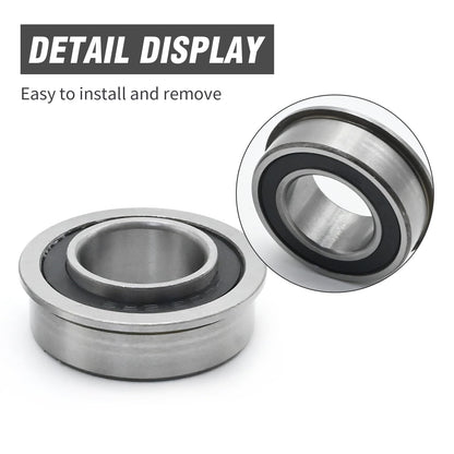 VIKKSAER M143338 M123253 Front Wheel Bearings Kit, Replacement for John Deere D100 D105 D110 D120, Replaces M123811 GX21931 GY20563 AM127304 R27434