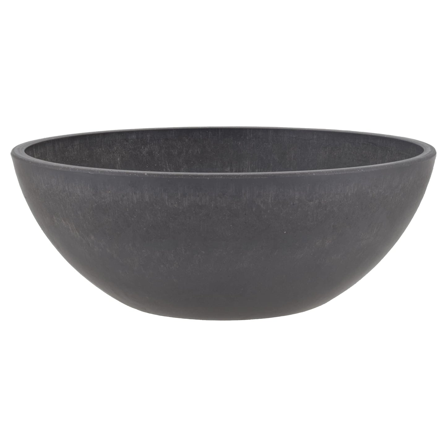 Arcadia PSW M30DC Garden Bowl, 12 by 4.5-Inch, Dark Charcoal