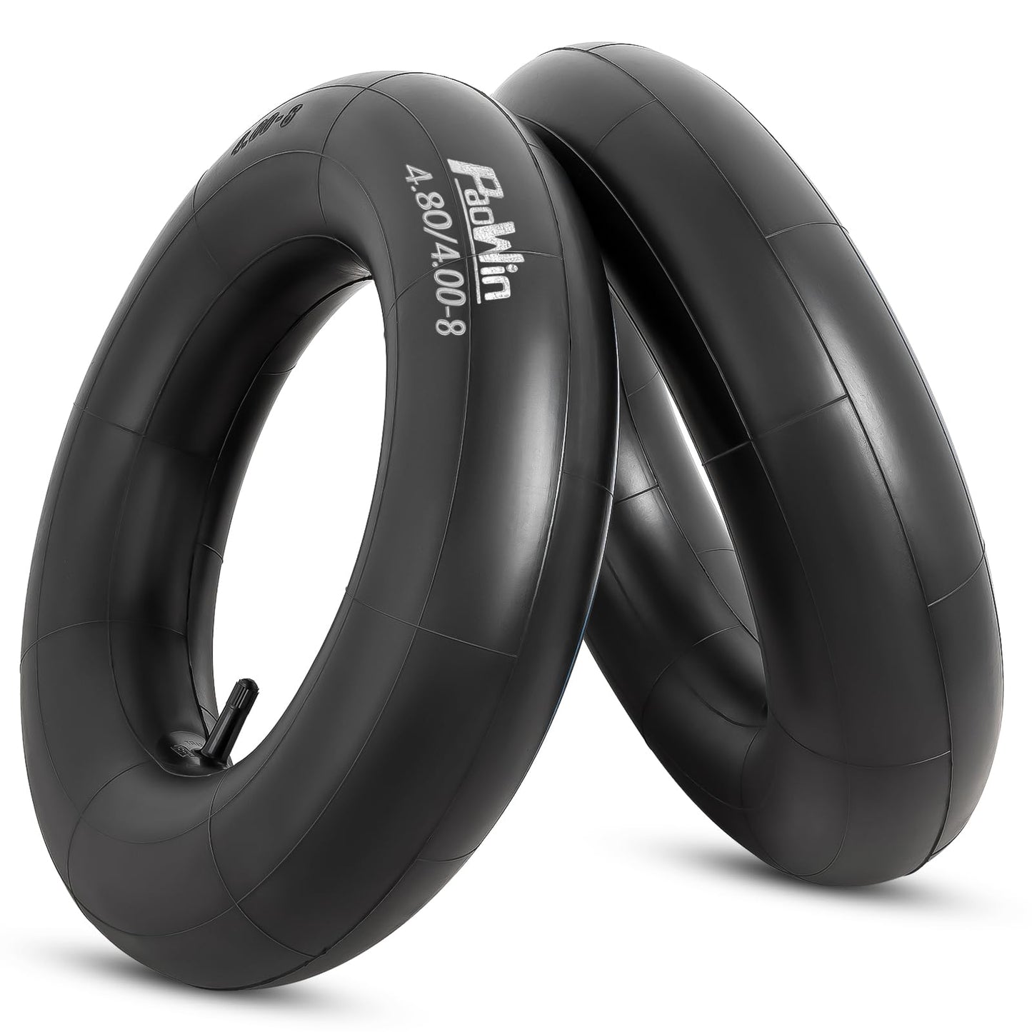 2 PCS 4.80/4.00-8 Heavy Duty Replacement Inner Tubes with TR13 straight Valve Stem Compatible with Wheelbarrows, Mowers, Hand Trucks and More 4.80-8 4.50-8 4.00-8 Tire Tubes