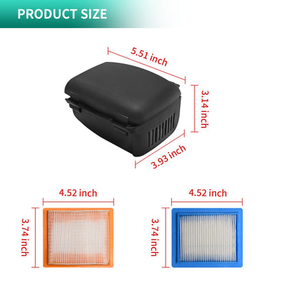 Vkinman 14-743-03-S 14 083 15-S 14-094-32-S Air Filter Cover Replacement for Kohler XT650 2027 3034 XT675 3076 2075, Toro 22" Recycler Mower 14-083-22 14-096-119-S